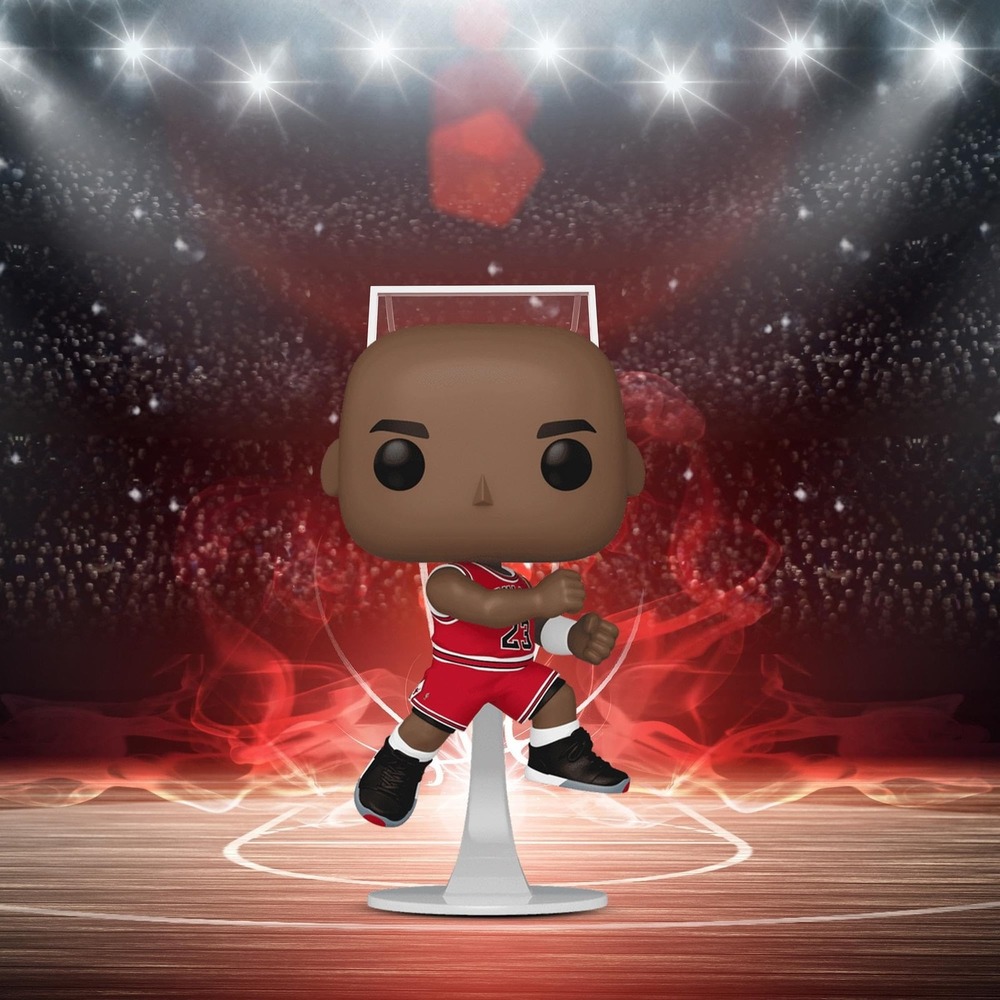 Funko Pop NBA Michael Jordan Bulls The Shot 206 Vinyl Figure 1989 Playoff Moment - Picture 4 of 4